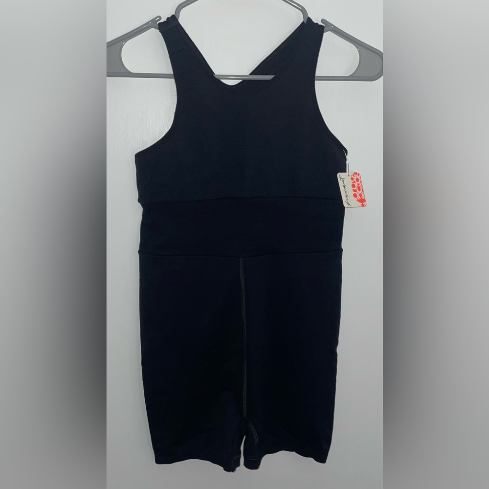 NWT - Free People Movement Black Every Single Time Runsie - Size: M-L